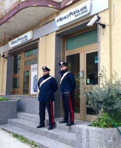 Carabinieri di Salemi Rapina Banca