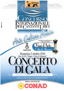 Locandina concerto di gala 2016